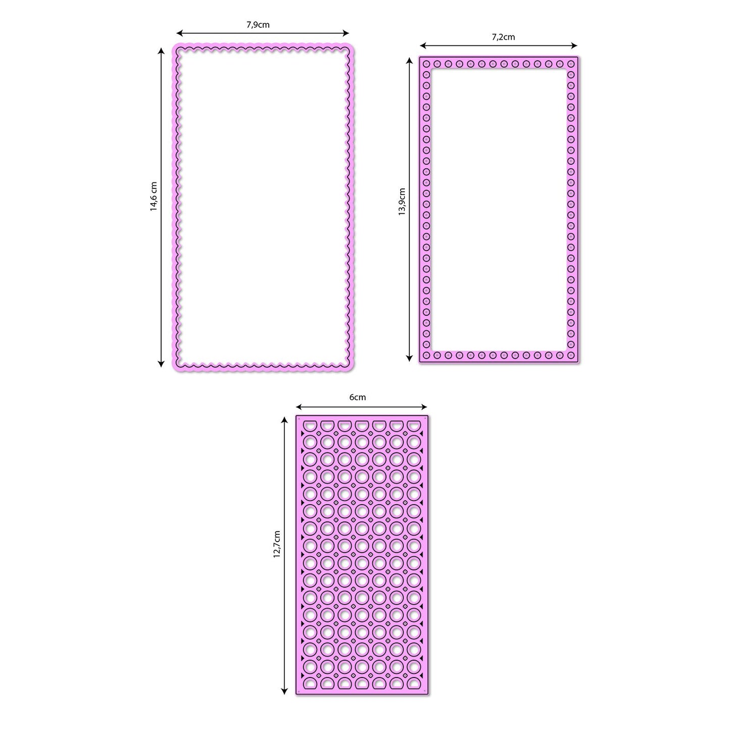 La scelta di Nellie • fustelle multi-frame cerchi 3pz.