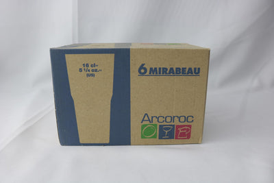 Vaso arcoroc 16cl set 6 mirabeau