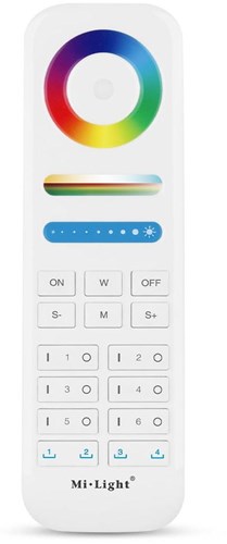 Telecomando Mi-light rgb-cct 2,4g 8 zone led0201