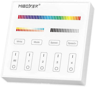 Interruttore da superficie wireless Mi-light rgb-cct 2.4g led0202