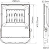 Mi-light rgb-cct led schijnwerper ip65 100w led0252