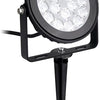 Mi-light faretto da giardino led rgb-cct ip65 9w led nero rotondo0255