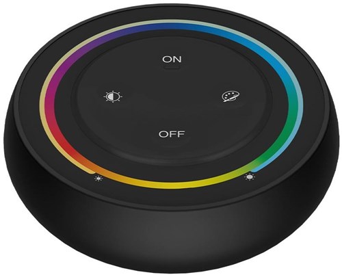 Miboxer telecomando rgb-cct 2,4g 1 zona tondo nero - led0234