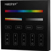 Miboxer interruttore wireless da superficie rgb-cct 2,4g 4 zone nero - led0232