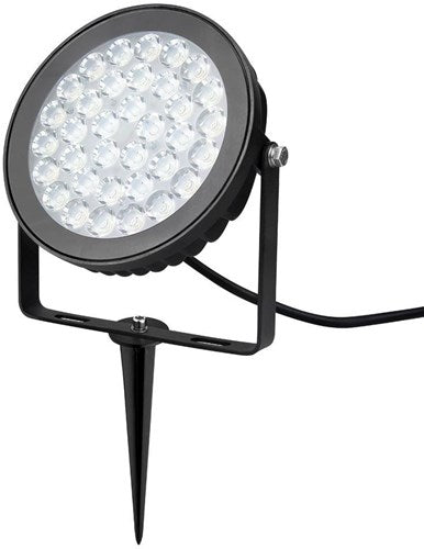 Miboxer faretto da giardino led rgb-cct ip65 25w tondo nero - led0258