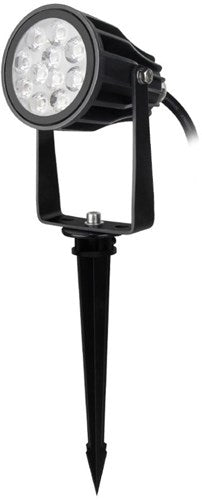 Miboxer foco de jardín led rgb-cct ip65 6w redondo negro - led0254