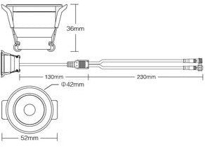 Miboxer mini faretto rgb-cct 3w 12v rgb+2700-2200k - led0290