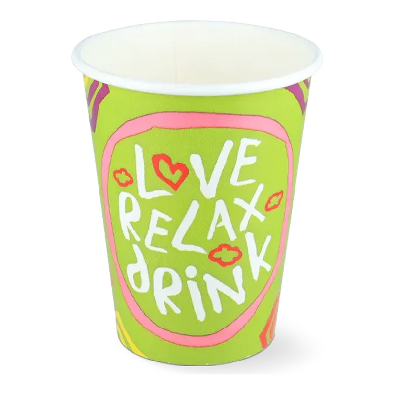 Bicchiere per frappè in cartone 90mm (25x 360ml)