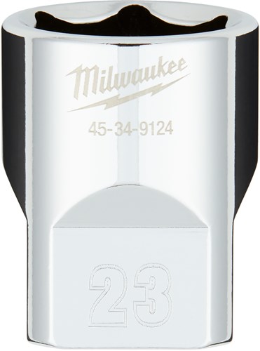 Milwaukee accessoires 1 2 dop metrisch - 23 mm - 4932480021