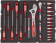 Milwaukee accessoires milwaukee ¼˝ gereedschapset inclusief ratel in packout™ schuiminzetstuk - 35-delig - 4932480717