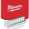 Milwaukee accessoires milwaukee ratel + doppen set 1 4 drive 28 pc ratchet + socket set metric - 4932464943