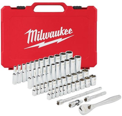 Accessori Milwaukee Set di cricchetto e bussola da 1 4" | metrico | 50 pezzi - 4932464944