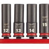 Accessori Milwaukee 3 8 | presa a impatto profonda | impostare | 9 pezzi - 4932480455