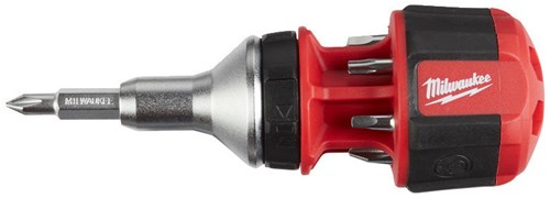 Accessori Milwaukee Cacciavite multibit compatto a cricchetto 8 in 1 - 1pz - 4932471868