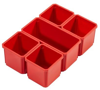 Vassoi per accessori Milwaukee per organizer packout e organizer compatto | 5 pezzi - 4932478300