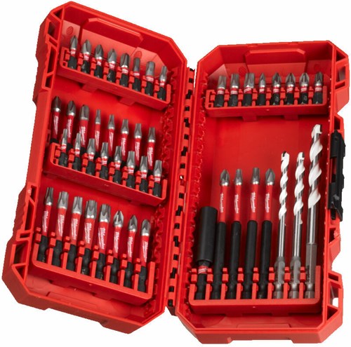 Accesorios Milwaukee juego de brocas shockwave | 48 piezas | 4932492005