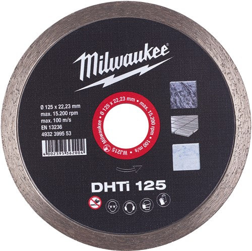 Accessori Milwaukee disco da taglio diamantato dhti 125 - 4932399553