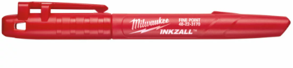 Accessori Milwaukee pennarello a punta fine - rosso - 1pz - 48223170