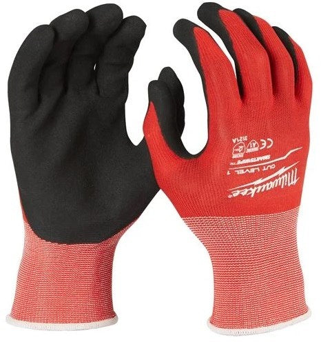 Milwaukee accessoires gedipte werkhandschoenen snijklasse 1 a | xxl 11 | 12 paar - 4932471617