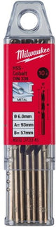 Accessori Milwaukee hss-g co punta per metallo 6,5 x 101 mm (10 pezzi) - 4932373346