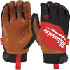 Milwaukee accessoires hybrid lederen werkhandschoenen - l 9 | 1 paar - 4932471913