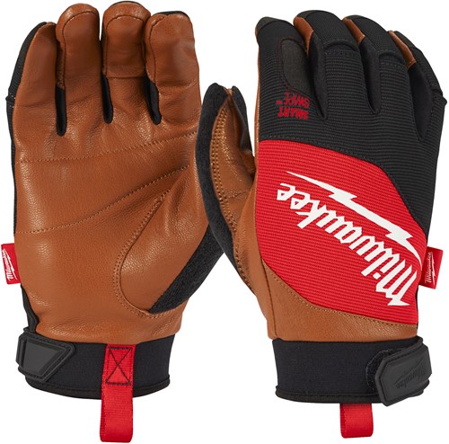 Accessori Milwaukee guanti da lavoro in pelle ibrida - xl 10 | 1 paio - 4932471914