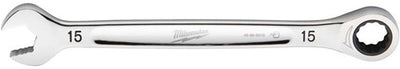 Milwaukee accessories maxbite ratchet wrench metric 15mm - 1pc - 4932471508