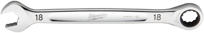 Milwaukee accessories maxbite ratchet wrench metric 18mm - 1pc - 4932471511