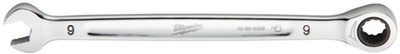 Milwaukee accessories maxbite ratchet wrench metric 9mm - 1pc - 4932471502