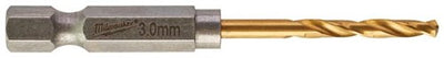 Accesorios milwaukee taladro metal swave hss-g ti. 3mm-10 piezas-4932478176