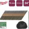 Accessori Milwaukee chiodi d-head 34° 70mm rs b sc1 | 2.200 pezzi - 4932492601