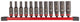 Milwaukee accessories ¼ | shockwave | impact socket set | (12 pieces) - 4932480453