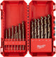 Milwaukee accessoires red cobalt packout ready box metaalboren set hss-g - 4932499764