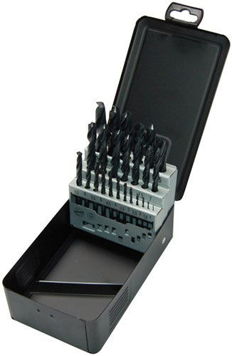 Set accessori Milwaukee punte per metallo hss-r in cassetta di metallo (25 pezzi) - 4932352469