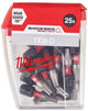 Accessori Milwaukee shockwave gen ii tx15 25mm 25 pezzi - 4932430873