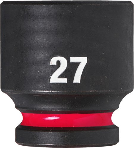 Milwaukee accessoires shockwave krachtdop 1 2 kort 27 mm | 1 stuk - 4932480321