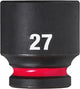 Milwaukee accessoires shockwave krachtdop 1 2 kort 27 mm | 1 stuk - 4932480321