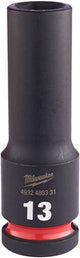 Accessori Milwaukee presa impatto shockwave 1 2 lunga 13 mm | 1 pezzo - 4932480331