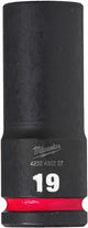 Milwaukee accessoires shockwave krachtdop 1 2 lang 19 mm | 1 stuk - 4932480337