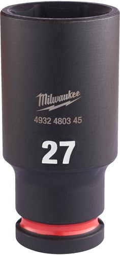 Accessori Milwaukee presa impatto shockwave 1 2 lunga 27 mm | 1 pezzo - 4932480345