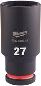 Accessori Milwaukee presa impatto shockwave 1 2 lunga 27 mm | 1 pezzo - 4932480345