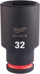 Accessori Milwaukee presa a impatto shockwave 1 2 lunga 32 mm | 1 pezzo - 4932480349