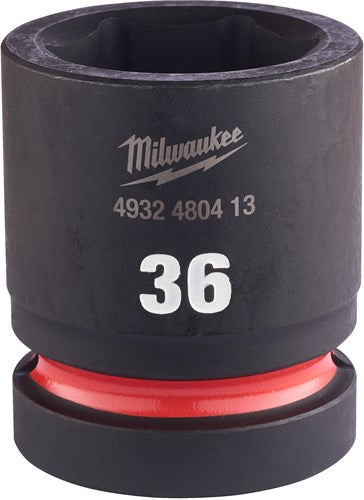 Milwaukee accessoires shockwave krachtdop hex 1'' kort 36 mm | 1 stuk - 4932480413