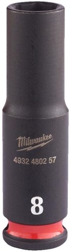 Accessori Milwaukee presa impatto shockwave 1 4 profondità 8 mm | 1 pezzo - 4932480257