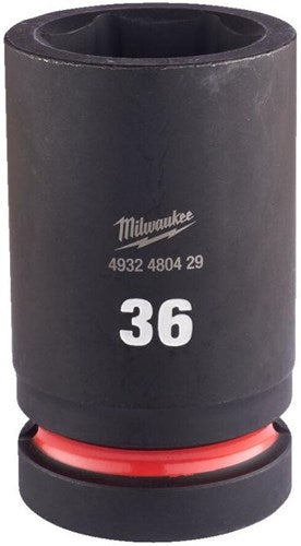 Accesorios Milwaukee vaso de impacto shockwave 1 profundidad 36 mm | 1 pieza - 4932480429