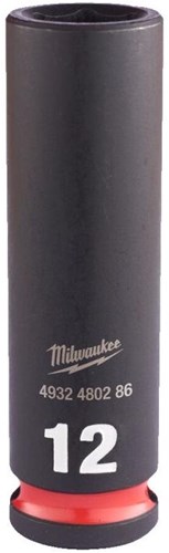 Accessori Milwaukee presa impatto shockwave 3 8 profondità 12 mm | 1 pezzo - 4932480286