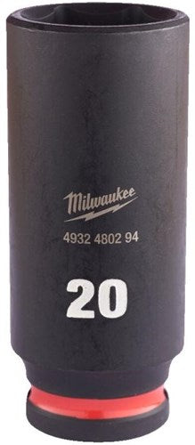 Accessori Milwaukee presa impatto shockwave 3 8 profondità 20 mm | 1 pezzo - 4932480294