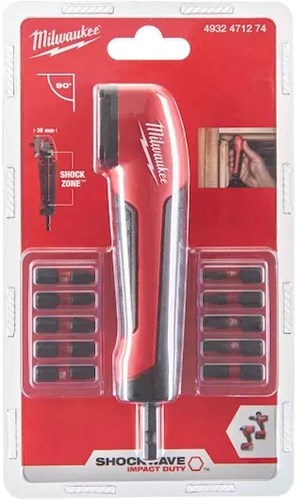 Milwaukee accesorios shw cd accesorio en ángulo recto - 11 piezas - 4932471274