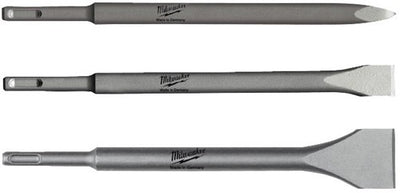 Milwaukee accessoires startersset sds-plus beitelset (3-delig) - 4932430001
