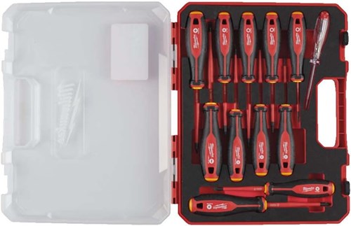 Set cacciaviti vde trilobo accessori Milwaukee - 12 pezzi - 4932479095